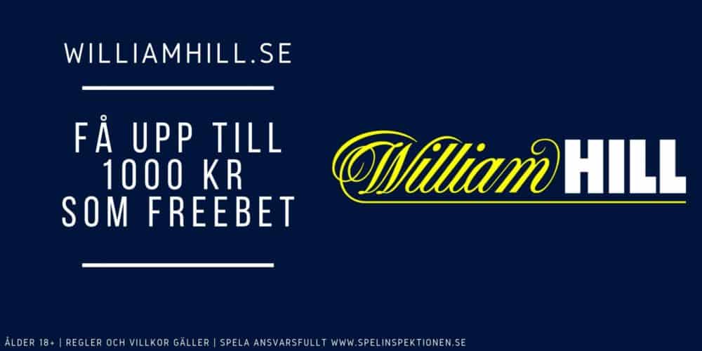 Williamhill-välkomstbonus