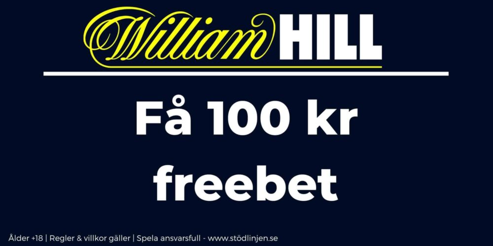 William Hill välkomstbonus
