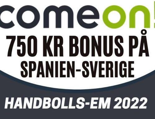 Få 750 kr bonus på Spanien-Sverige