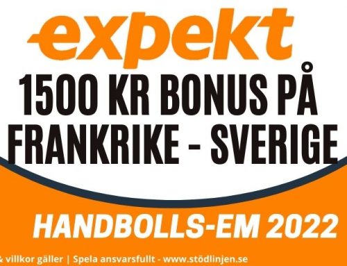 Frankrike-Sverige – Få 1500 kr Gratisspel