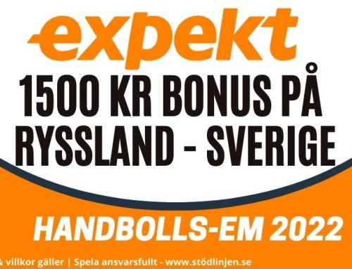 Ryssland-Sverige – Få 1500 kr Gratisspel