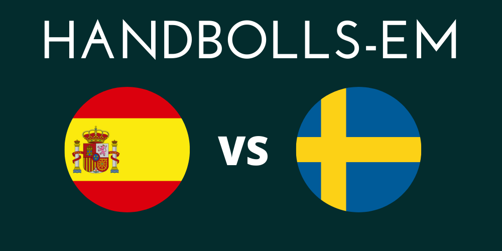Spanien Sverige Handbolls EM 2022