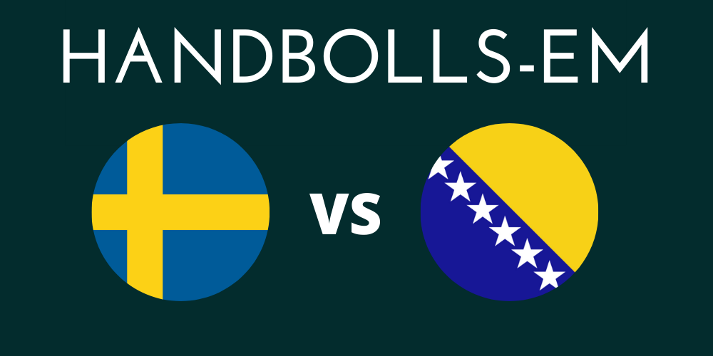 Sverige Bosnien Handbolls EM 2022