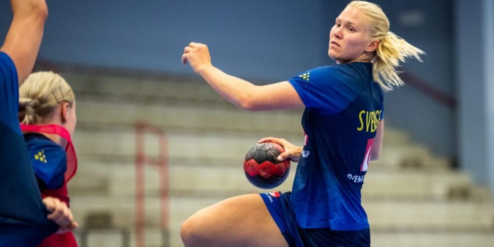 Isabelle Andersson, spelare i svenska damlandslaget i handboll