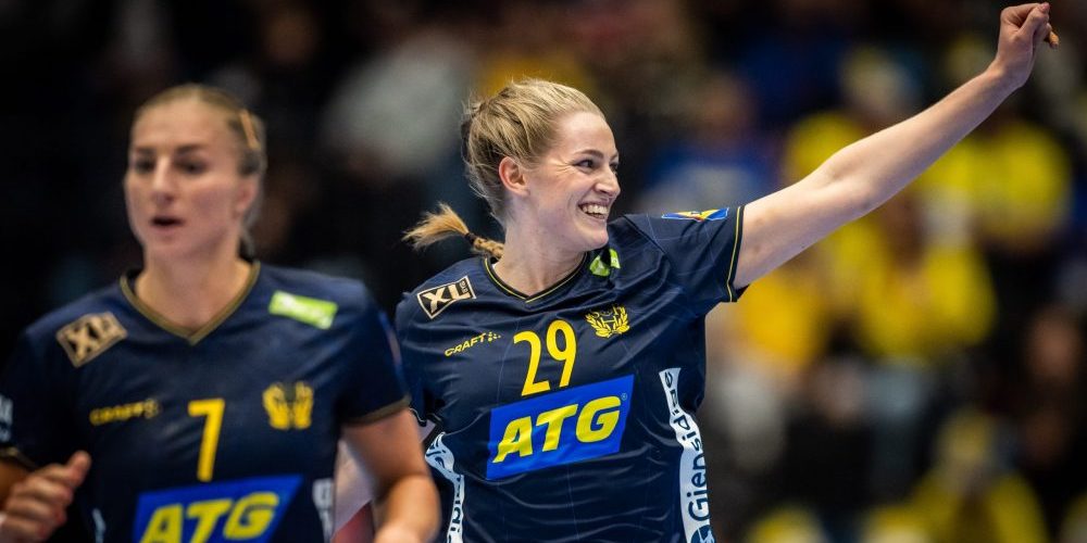 Kristin Thorleifsdottir, spelare i svenska damlandslaget i handboll