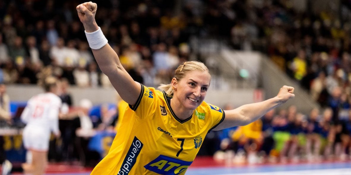 Linn Blohm, spelare i svenska damlandslaget i handboll