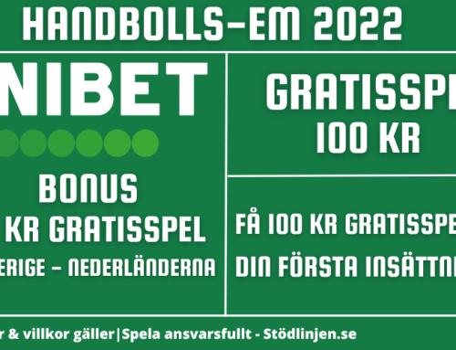 Få 100 kr gratisspel på Sverige-Nederländerna
