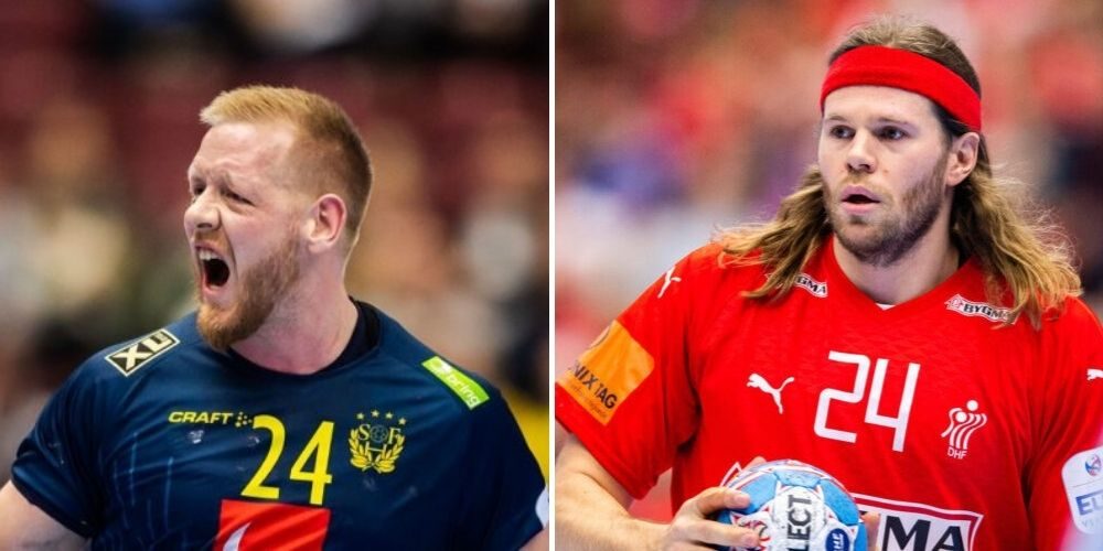 Sverige mot Danmark handbolls-EM