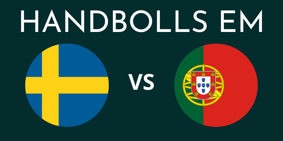 Sverige Portugal Handbolls EM
