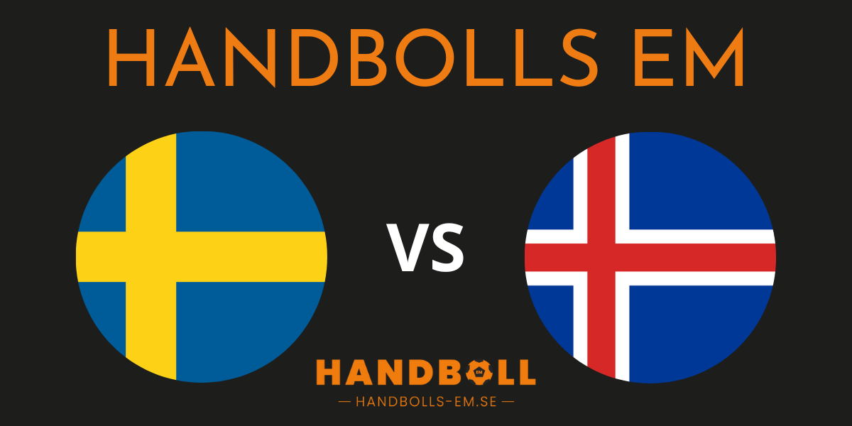 Handbolls EM Sverige Island